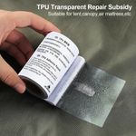 Waterproof Clear Tent Repair Tape Kit Patch for Camping Air Mattress Tarp