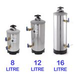 VARIOUS PARTS DVA SALT RE-GENERATION TYPE WATER SOFTENER 8, 12, 16 OR 20 LITRE