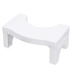 Folding Squatting Toilet Stool 7/8 Inch Non Slip Bathroom Step Stool