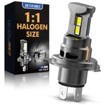 H4 9003 HS1 LED Motorcycle Headlight Bulb 35W 6000K White Hi-Lo Beam Light Lamp