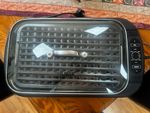 Power Smokeless Grill 1500W Indoor Electric Grill, Griddle Plate, Black