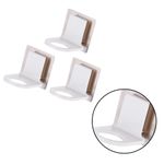 3Pcs Plastic Shower Gel Bottle Stand Reusable Bathroom Bottle Storage Rack