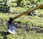Traditional Full Size Digging Hoe/ Potatoes Digging with Wooden Handle - 120cm