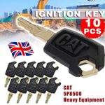 10Pcs Heavy Equipment keys for CAT 5P8500 Caterpillar Excavator Ignition Key