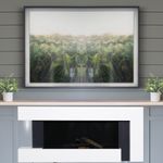 52In LED Flame Electric Fireplace Heater Floor Fire Suite MDF Surround & Log Set