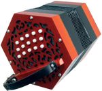 Scarlatti 30 Key C/G ANGLO CONCERTINA Fretwork wooden ends. From Hobgoblin Music
