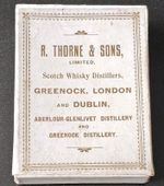Antique R. Thorne & Sons “Thorne’s Whisky” Playing Cards Complete Deck 1900