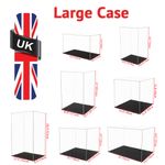 Large Display Case Acrylic Glass Tall Box Figures Model Collectible Memorabillia