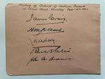 James Craig, John M Andrews - 22 Original Hand Signed Autographs - RARE!
