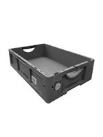 Used 30.7L Euro Stacking Storage Container – 60×40×17cm Plastic Box