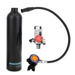 1L Diving Small Cylinder Rebreather With Pure Metal Secondary Breathing Valve S