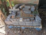Pallet of 6.2m Sq Reclaimed Victorian Staffordshire Blue Bricks