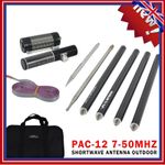 UK Shortwave Antenna Portable W/ Slide Regulator 7MHz-50MHz Pac-12 for TV