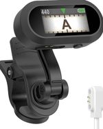 Sondery Rechargeable Clip On Tuner TFT Screen for Guitar Bass Ukulele etc.