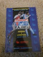 ARSENAL VS LIVERPOOL AUGUST 12 1989 CHARITY SHIELD PROGRAMME & MATCH REPORT