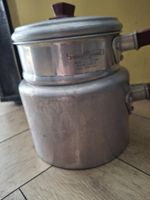 Vintage Mid-century Double Boiler Pan , Made In England