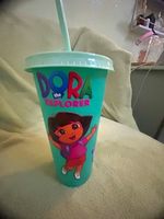Dora the Explorer Turquoise Plastic Kids Tumbler colour changing