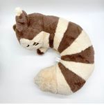 NEW U-shaped Neck Pillow Furret plush big tail standing plush pillow cute doll