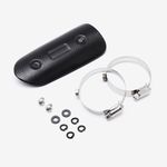 Lextek Carbon Fibre Universal Exhaust Heat Shield No Drilling Required 8 cm 3 cm