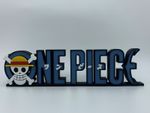 ONE PIECE luffy  Freestanding plastic sign for display - 