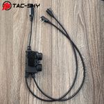TAC-SKY 2-Pin Dual-Comm PTT Adapter Compatible with Baofen walkie-talkie