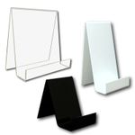 Book Acrylic Display Stand Plate Phone Tablet Perspex Retail Cookbook Holder