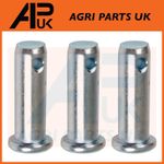 3x Clutch Clevis Link Pin for Massey Ferguson 35 FE35 65 135 165 175 178 Tractor
