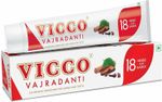 10 X 200gm Vicco Vajradanti Toothpaste Herbal Ayurvedic Paste for Gums Teeth C
