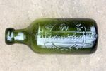 VINTAGE c1900s ROBSON  & SONS SAFFRON WALDON ESSEX GLASS GINGER BEER BOTTLE