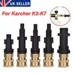 Pressure Washer Adaptor To 1/4" Quick Release Connector Nozzle For Karcher Bosch