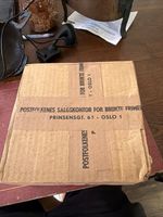 Unopened Norwegian Post Office Box of Used Stamps 1kg