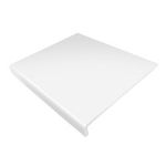 White uPVC Window Cill Cover 250mm 1.25m 9mm Sill Board End Caps Incl