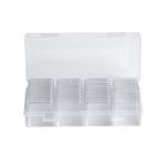 40Pcs Square Clear Coin Collection Boxes Storage Holder Container Display Case