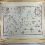 Lot of 16 Historical North Carolina Map Reproductions W.P. Cumming 1966