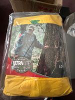 frogg toggs ultra lite mens rain suit yellow in size large