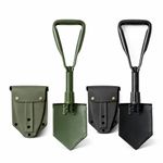 Heavy Duty Military Folding Shovel Camping Survival Entrenching Tool with Pouch