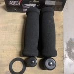 motorcycle motorbike handlebar grips cafe racer vintage black foam custom moped