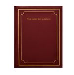 Personalised Custom Text Self Adhesive Photo Album 20 sheets,40 Sides Ideal Gift