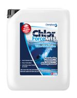 ChlorForce M15 - Liquid Chlorine for Swimming Pools, Spa, Hot Tubs- 4 x 5 Litres
