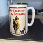 MY GOODNESS MY GUINNESS JUG. GUINNESS OFFICIAL MERCHANDISE BACKSTAMP.