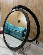 Black 15In Large Porthole Maritime Boat Ship Porthole Window Glass Wall Décor