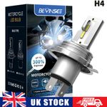 H4 HS1 9003 LED Bulb Motorcycle Headlight High/Low Beam Replacement 6000K White
