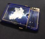 Vintage Post-WWII British Zone Germany Cigarette Case & Lighter Combo WORKING