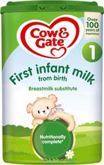 Cow & Gate 1 First Infant Baby Milk Powder Formula From Birth, 800g