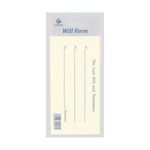 Last Will And Testament Form Printed Envelope Executor + Example Sealed Envelope