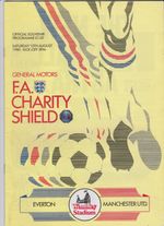 1985 F.A.Charity Shield.Everton v Manchester United.