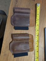 EDC Set leather pocket organisers x2