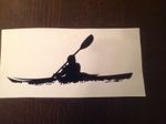 1 X CUT VINYL  20CM KAYAK STICKERS KAYAKING STICKERS DECALS CANOE OAR