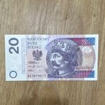 Poland Narodowy Bank Polski 20 złotych Note 2016 UNC 1 note
