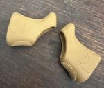 Campagnolo STYLE Super/Nuovo Record Sheild Logo Brake lever Hoods GUM PAIR